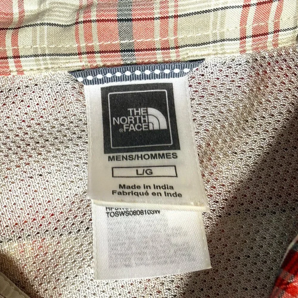 North Face Plaid Button Down Shirt